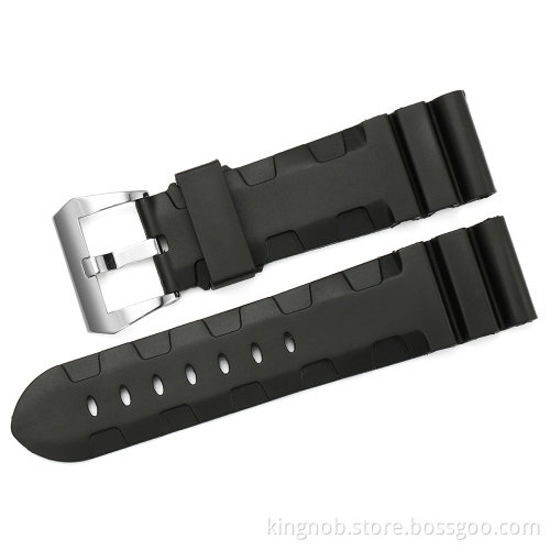 24mm/22mm soft rubber waterproof for apple 42mm silicone watch band